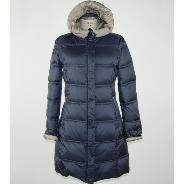 Emilio Romanelli Blue Polyester Women Jacket Emilio Romanelli Blue Polyester Women Jacket