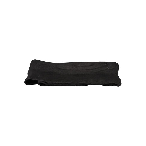 Guess Jeans Black Polyester Scarf Guess Jeans Black Polyester Scarf