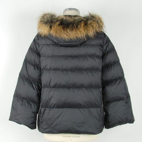 Emilio Romanelli Black Polyamide Women Jacket Emilio Romanelli Black Polyamide Women Jacket