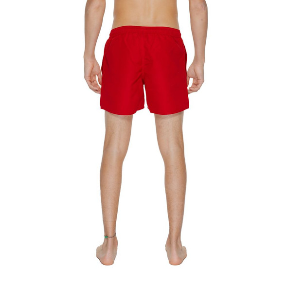 Red Polyester Swim Short Red Polyester Swim Short