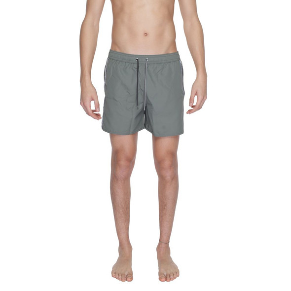 Green Polyester Swim Short Green Polyester Swim Short