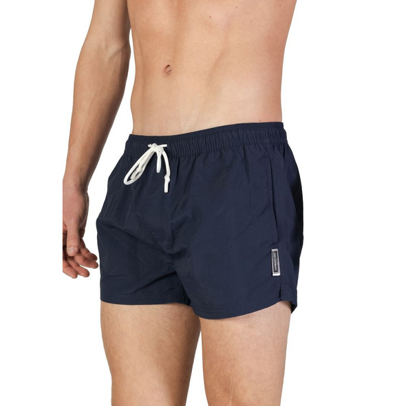 Blue Polyester Swim Short Blue Polyester Swim Short
