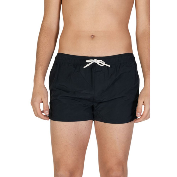 Black Polyester Swim Short Black Polyester Swim Short