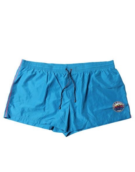 Turquoise Logo Beachwear Shorts 2Pc Swimwear Turquoise Logo Beachwear Shorts 2Pc Swimwear