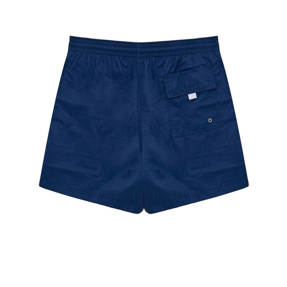 Canali Blue Polyester Swim Short Canali Blue Polyester Swim Short