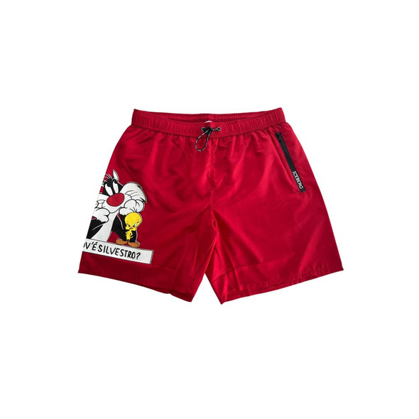Iceberg Red Polyester Men Swim Short Iceberg Red Polyester Men Swim Short