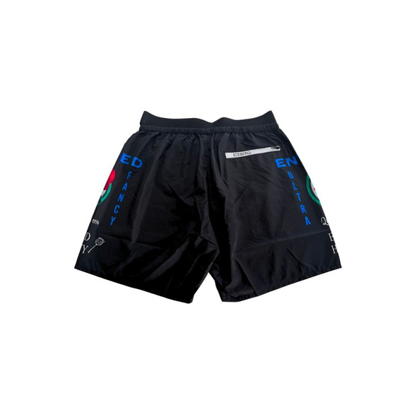 Iceberg Black Polyester Men's Swim Short Iceberg Black Polyester Men's Swim Short