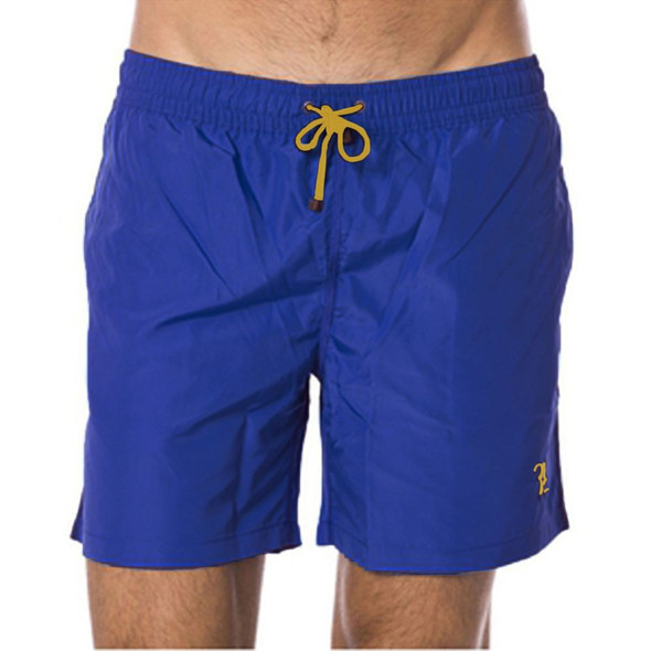 Blue Polyester Men's Swim Trunk BI-15513 Blue Polyester Men's Swim Trunk BI-15513