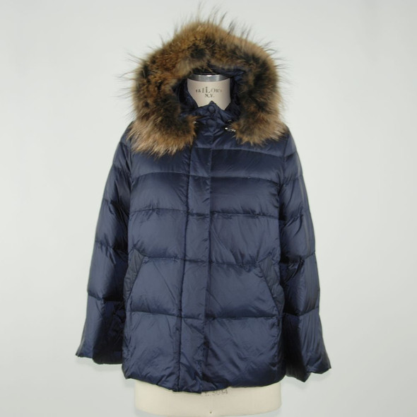 Blue Polyamide Women Jacket Blue Polyamide Women Jacket