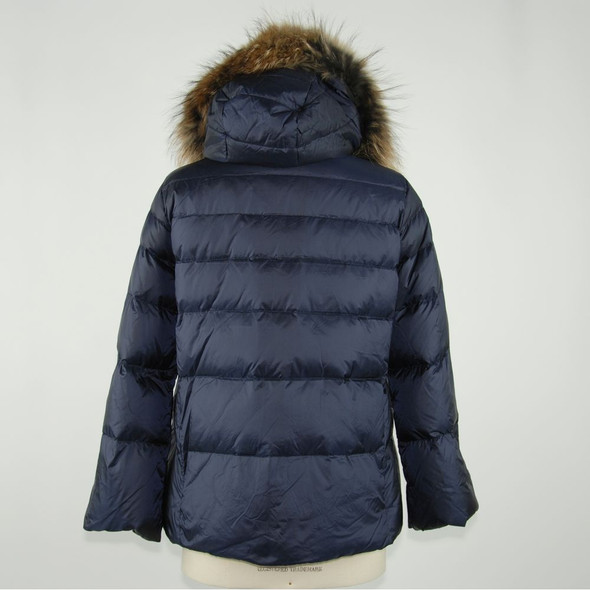 Emilio Romanelli Blue Polyamide Women Jacket Emilio Romanelli Blue Polyamide Women Jacket