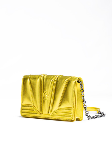 Metal Yellow GT patent leather bag with chain Metal Yellow GT patent leather bag with chain