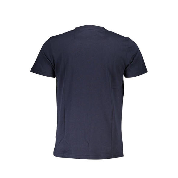 Cavalli Class Blue Cotton Men T-Shirt CA-36996 Cavalli Class Blue Cotton Men T-Shirt CA-36996