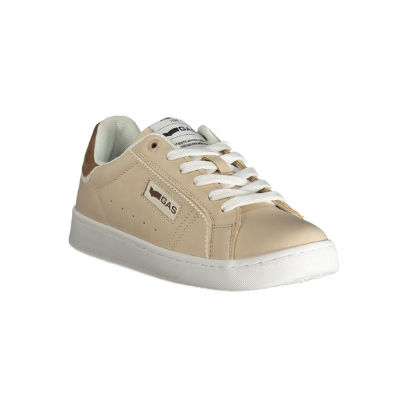 Gas Beige Polyester Women Sneaker Gas Beige Polyester Women Sneaker