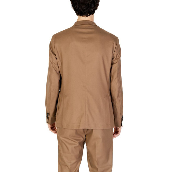 Beige Polyester Blazer HA15670200309RO Beige Polyester Blazer HA15670200309RO