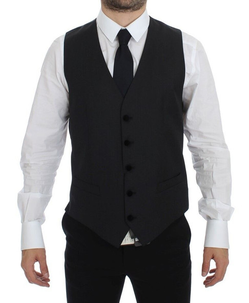 Gray Wool Formal Dress Vest Gilet Weste GSS12053 Gray Wool Formal Dress Vest Gilet Weste GSS12053