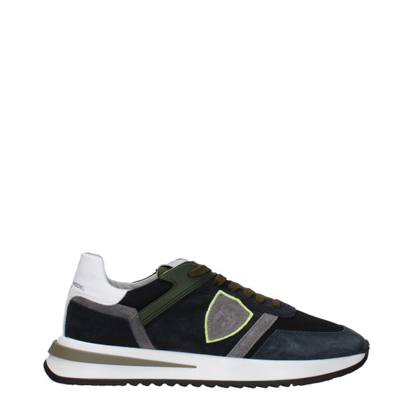 Blue Leather Low Tops PH15090123604233BT Blue Leather Low Tops PH15090123604233BT