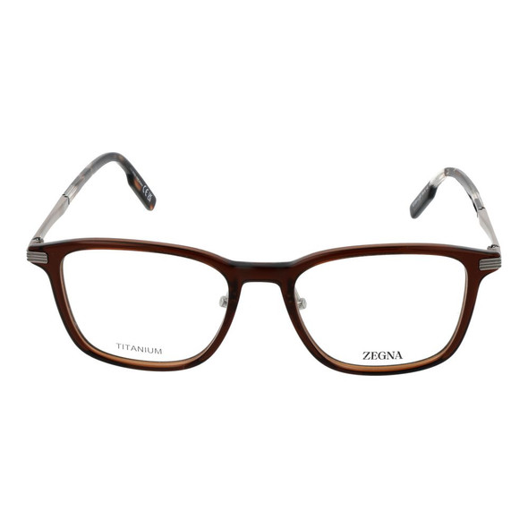 Ermenegildo Zegna Brown Men Optical Frames ER-1000981 Ermenegildo Zegna Brown Men Optical Frames ER-1000981