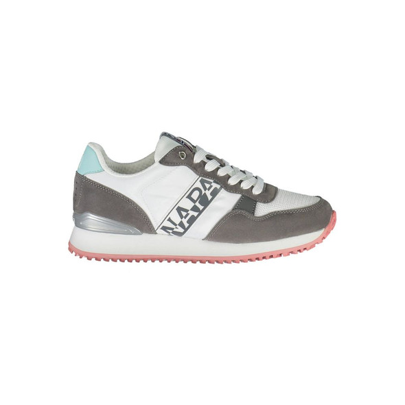 Napapijri White Polyester Women Sneaker Napapijri White Polyester Women Sneaker