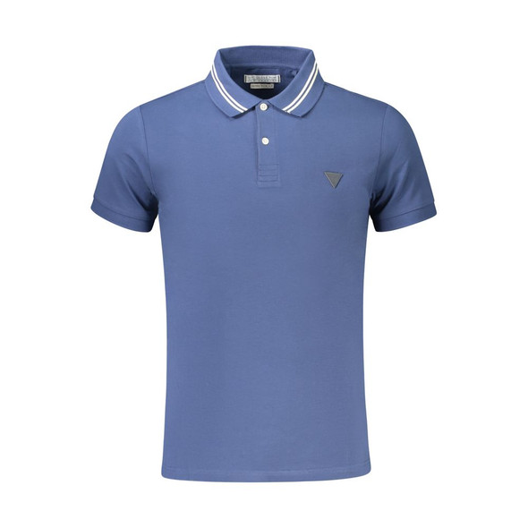 Blue Cotton Polo Shirt GU-39038 Blue Cotton Polo Shirt GU-39038