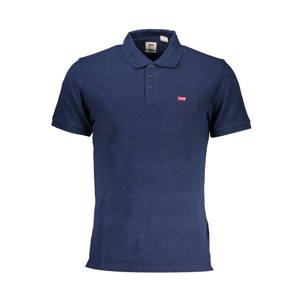 Levi's Blue Cotton Polo Shirt Levi's Blue Cotton Polo Shirt