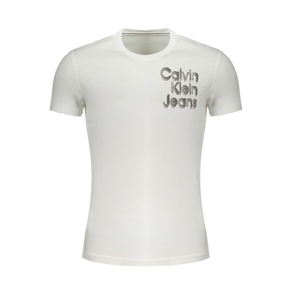 White Cotton T-Shirt CA-31337 White Cotton T-Shirt CA-31337