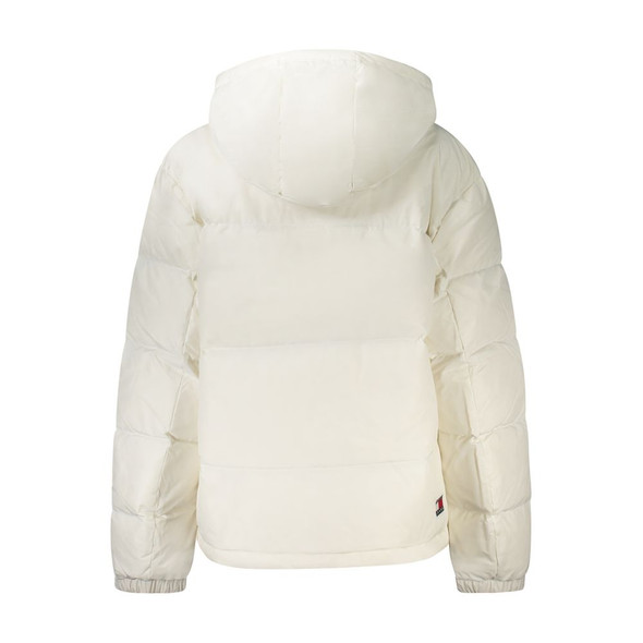 White Polyester Women Jacket TO-33444 White Polyester Women Jacket TO-33444