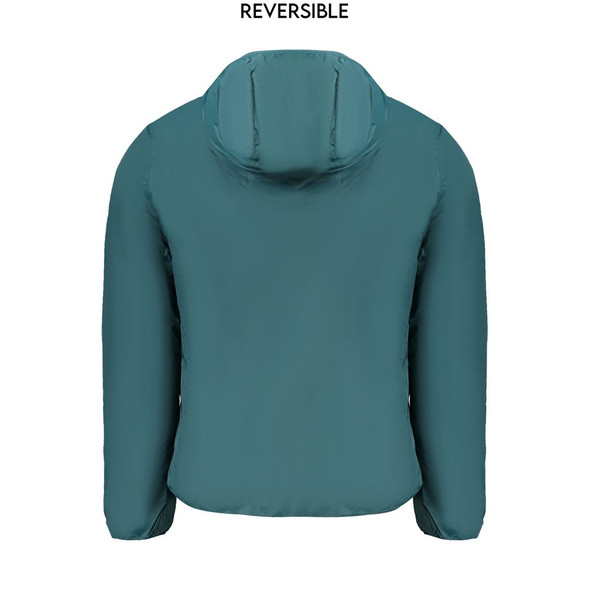 Green Polyamide Men Jacket NO-33469 Green Polyamide Men Jacket NO-33469