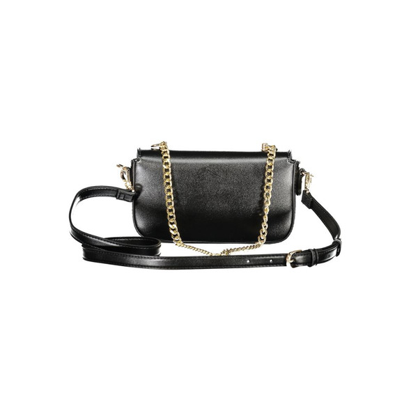 Black Polyethylene Women Handbag VA-34715 Black Polyethylene Women Handbag VA-34715