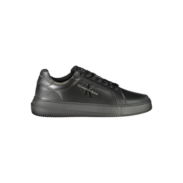 Black Polyester Sneaker CA-36041 Black Polyester Sneaker CA-36041