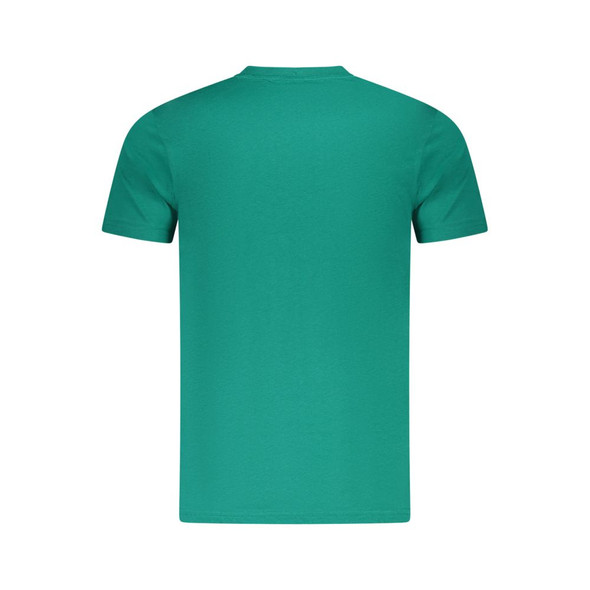 Cavalli Class Green Cotton Men T-Shirt CA-36603 Cavalli Class Green Cotton Men T-Shirt CA-36603