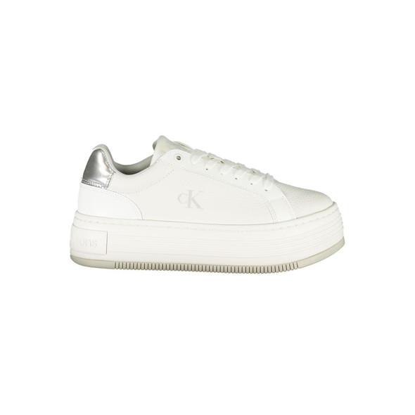 White Leather Women Sneaker CA-36777 White Leather Women Sneaker CA-36777