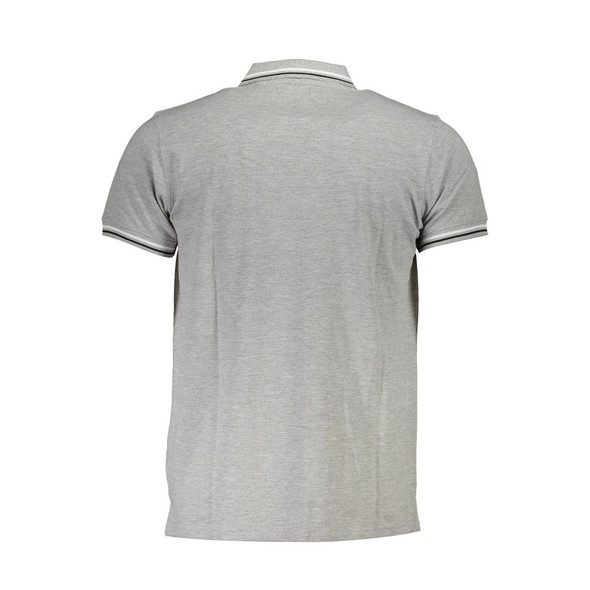 Cavalli Class Brown Cotton Men Polo Shirt CA-37832 Cavalli Class Brown Cotton Men Polo Shirt CA-37832