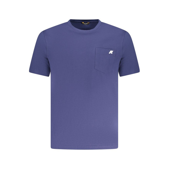 K-WAY Blue Cotton T-Shirt KW-38392 K-WAY Blue Cotton T-Shirt KW-38392