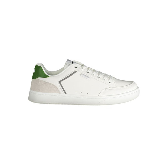 White Polyester Men Sneaker GA-38582 White Polyester Men Sneaker GA-38582