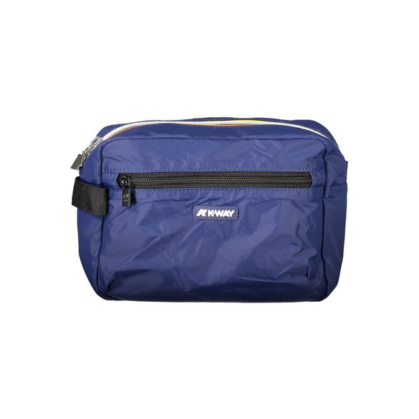 K-WAY Blue Polyamide Men Leather Accessory K-WAY Blue Polyamide Men Leather Accessory