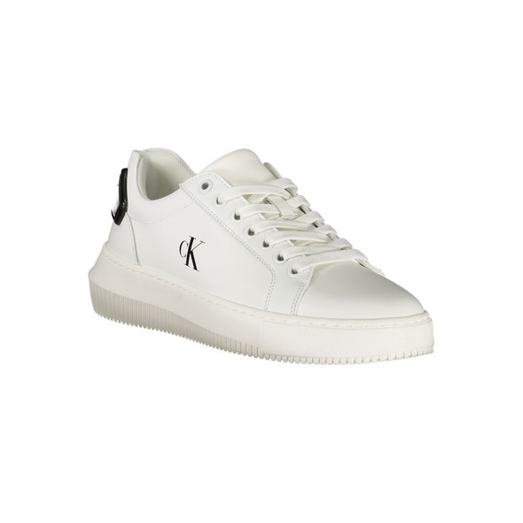White Leather Women Sneaker CA-39137 White Leather Women Sneaker CA-39137