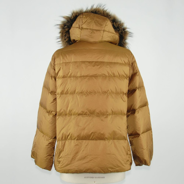 Yellow Polyamide Women Coat Yellow Polyamide Women Coat