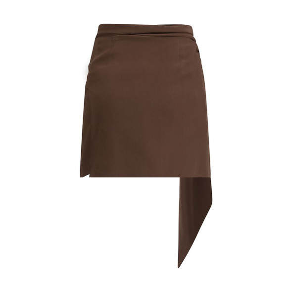 Crepe de chine Mini Skirt Crepe de chine Mini Skirt