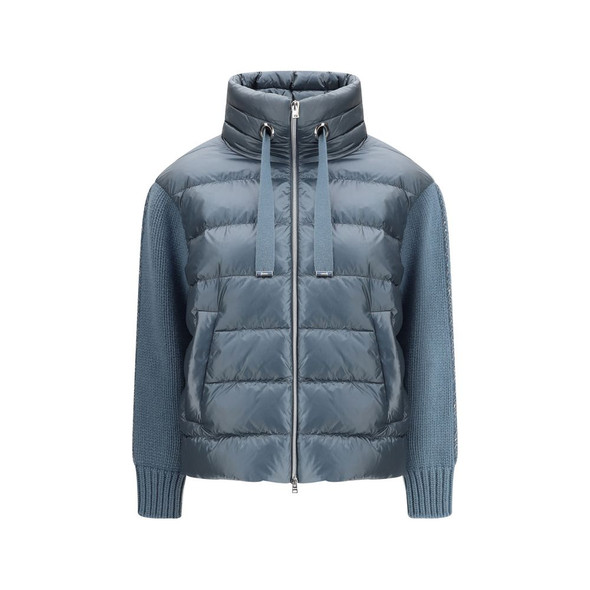 Down Jacket with wool sleeves Down Jacket with wool sleeves
