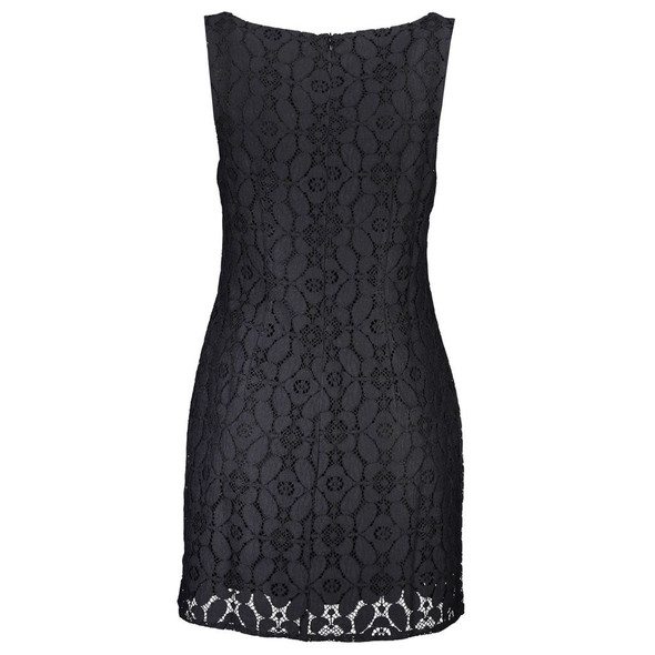 Black Polyester Women Dress DE-37639 Black Polyester Women Dress DE-37639
