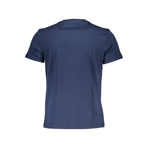 La Martina Blue Cotton Men T-Shirt LA-37941 La Martina Blue Cotton Men T-Shirt LA-37941