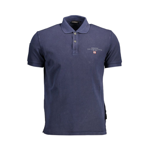 Blue Cotton Men Polo Shirt NA-37945 Blue Cotton Men Polo Shirt NA-37945