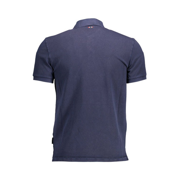 Blue Cotton Men Polo Shirt NA-37945 Blue Cotton Men Polo Shirt NA-37945