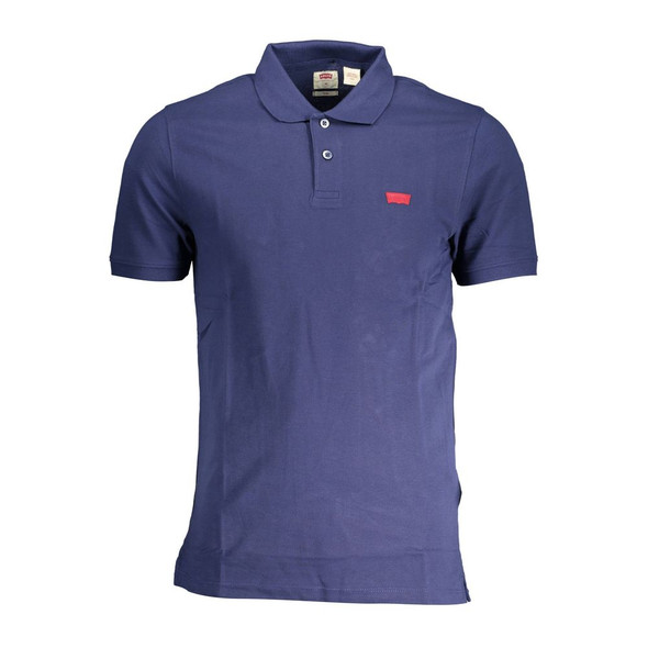 Levi's Blue Cotton Men Polo Shirt Levi's Blue Cotton Men Polo Shirt
