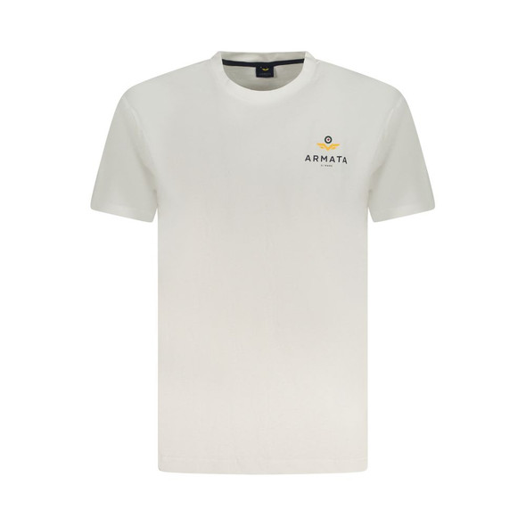 White Cotton Men T-Shirt AR-38351 White Cotton Men T-Shirt AR-38351