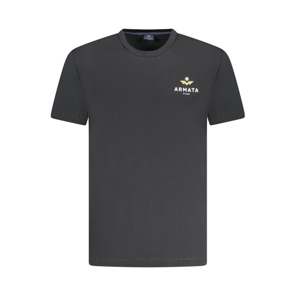 Black Cotton Men T-Shirt AR-38363 Black Cotton Men T-Shirt AR-38363