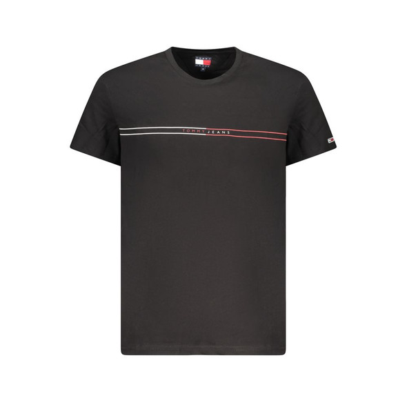 Black Cotton Men T-Shirt TO-38457 Black Cotton Men T-Shirt TO-38457