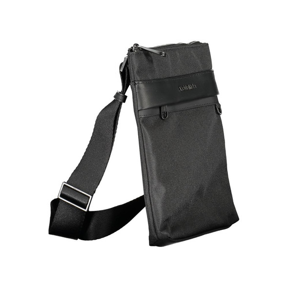 Black Polyester Shoulder Bag CA-38221 Black Polyester Shoulder Bag CA-38221
