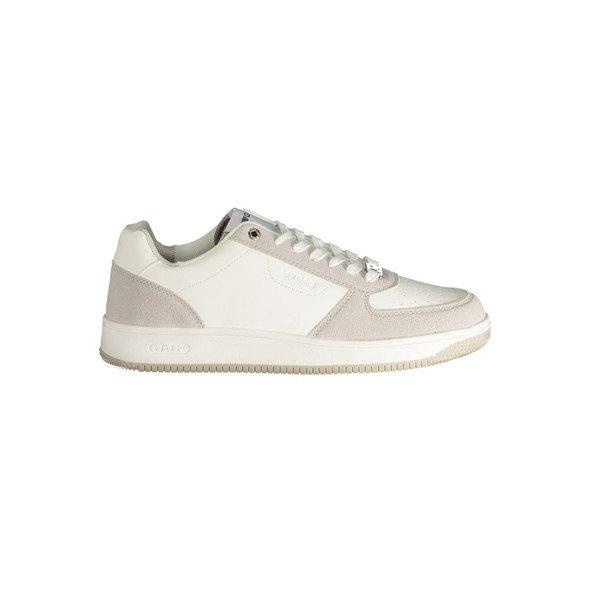 White Polyester Men Sneaker GA-38569 White Polyester Men Sneaker GA-38569