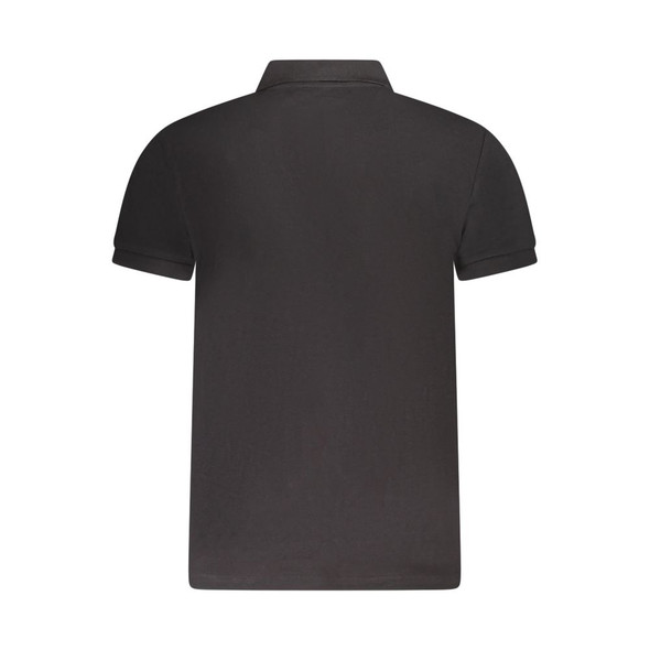 Black Cotton Men Polo Shirt CA-38621 Black Cotton Men Polo Shirt CA-38621
